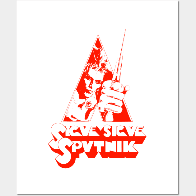 Sigue Sigue Sputnik - A Clockwork Sputnik Wall Art by AndroidDreams